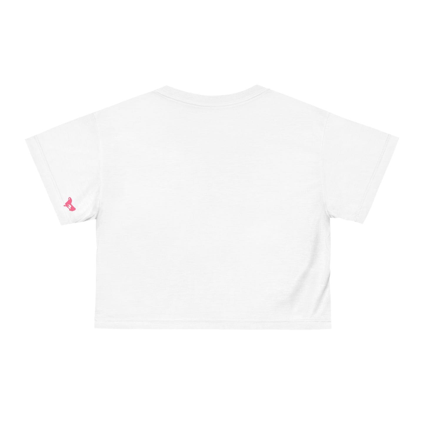 iheartu™️ Pink Logo Crop Tee
