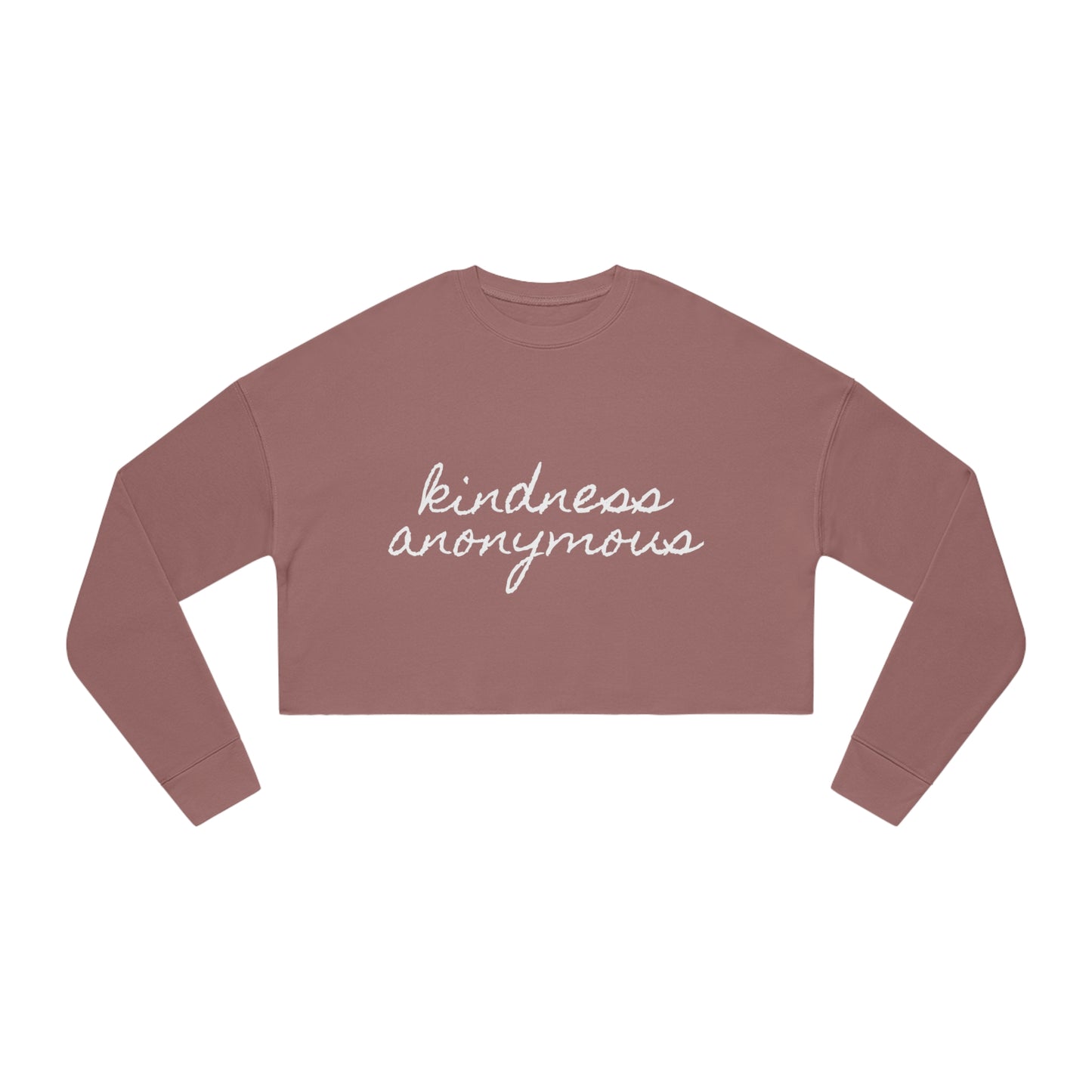 iheartu™️ x kindness anonymous Cropped Sweatshirt