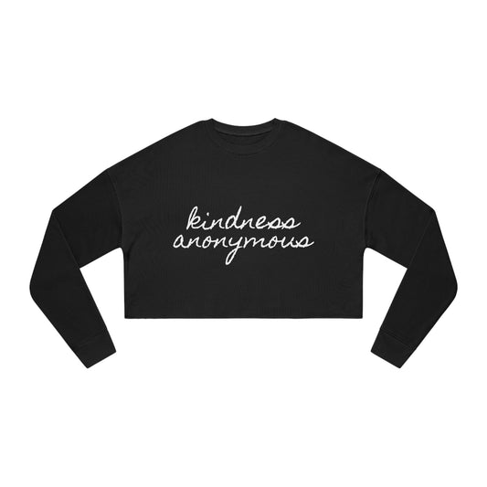 iheartu™️ x kindness anonymous Cropped Sweatshirt
