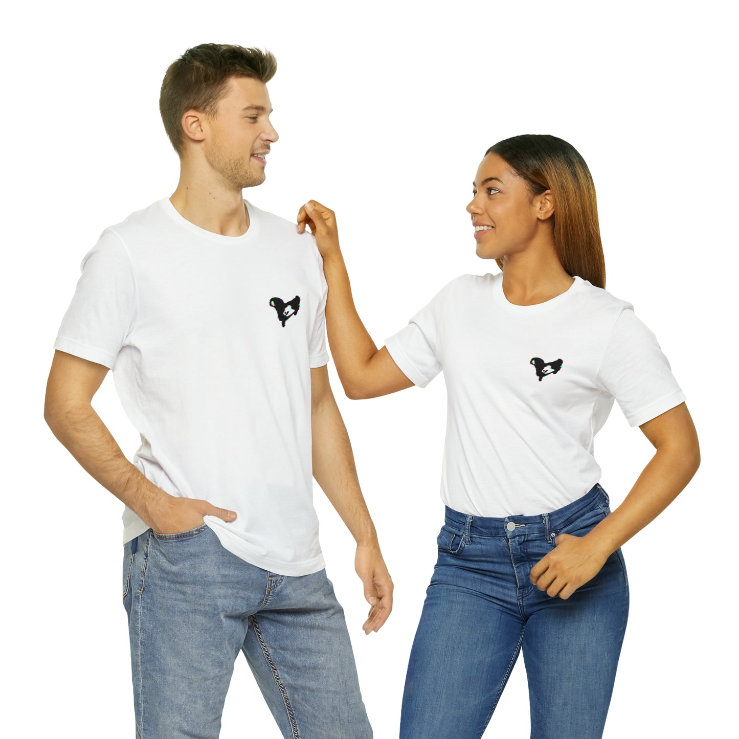 iheartu™️ Glitch Jersey Short Sleeve Tee