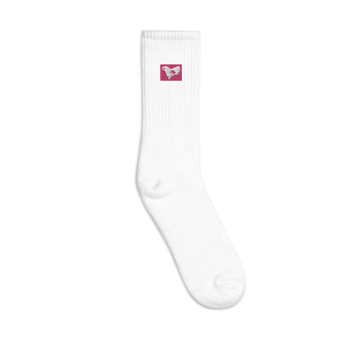 iheartu™️ Pink Patch Embroidered socks