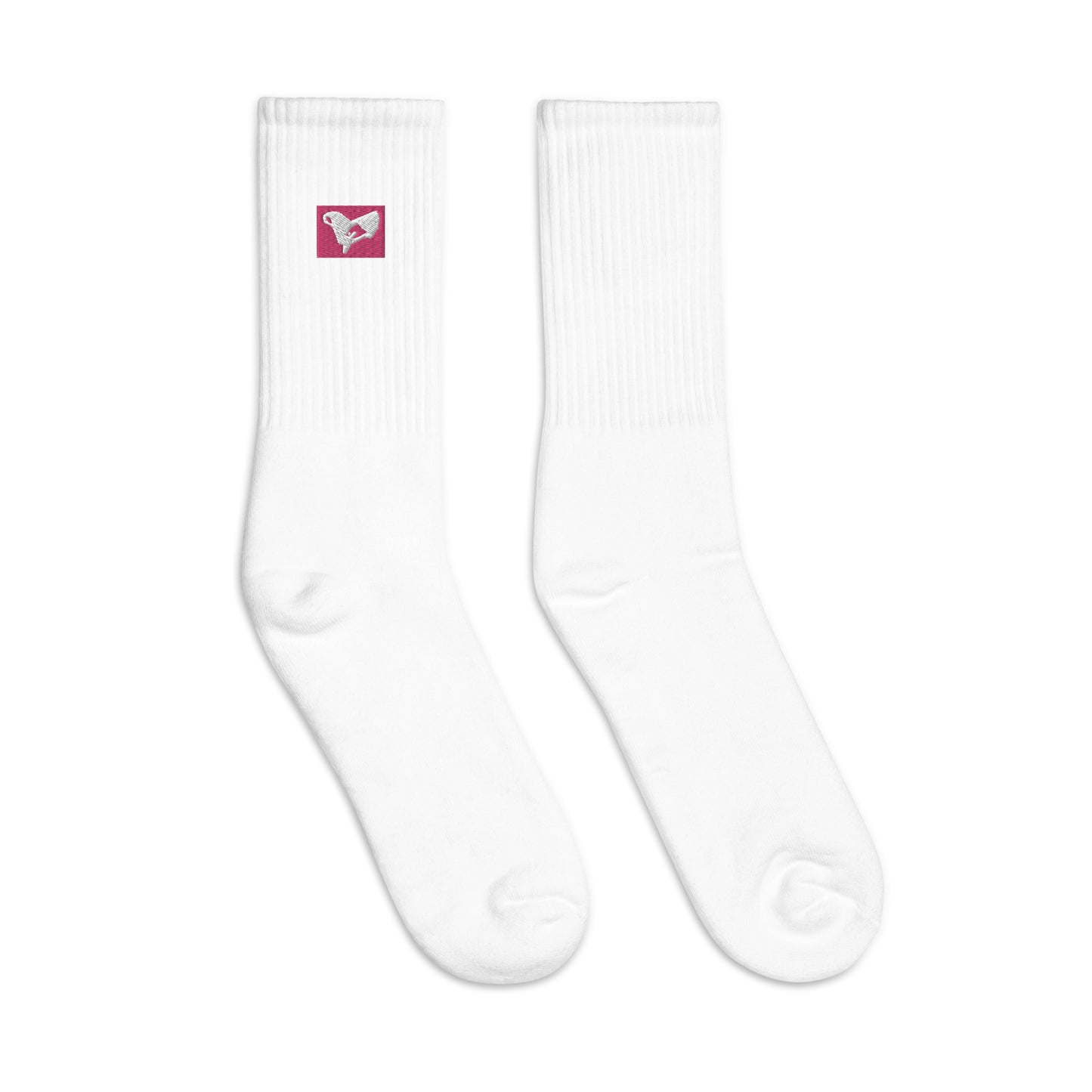 iheartu™️ Pink Patch Embroidered socks