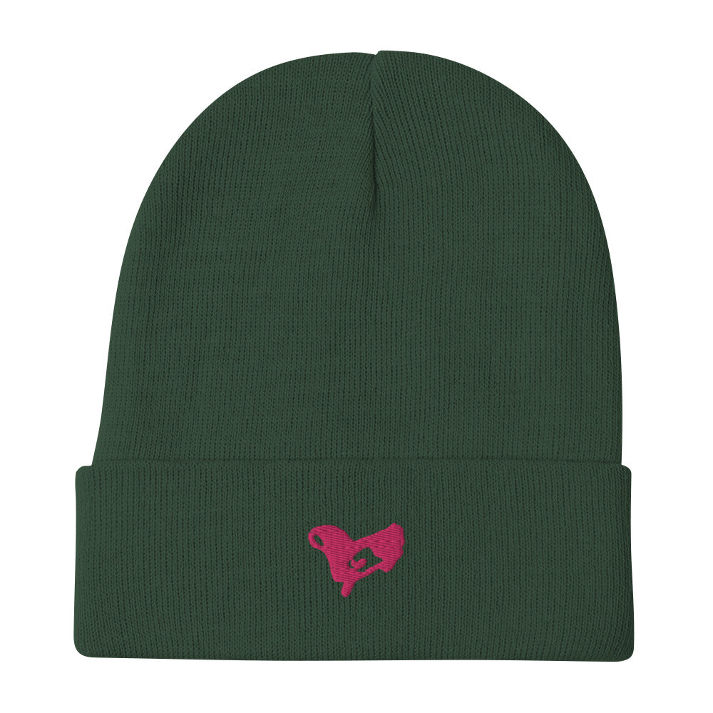 iheartu™️ Pink Logo Beanie