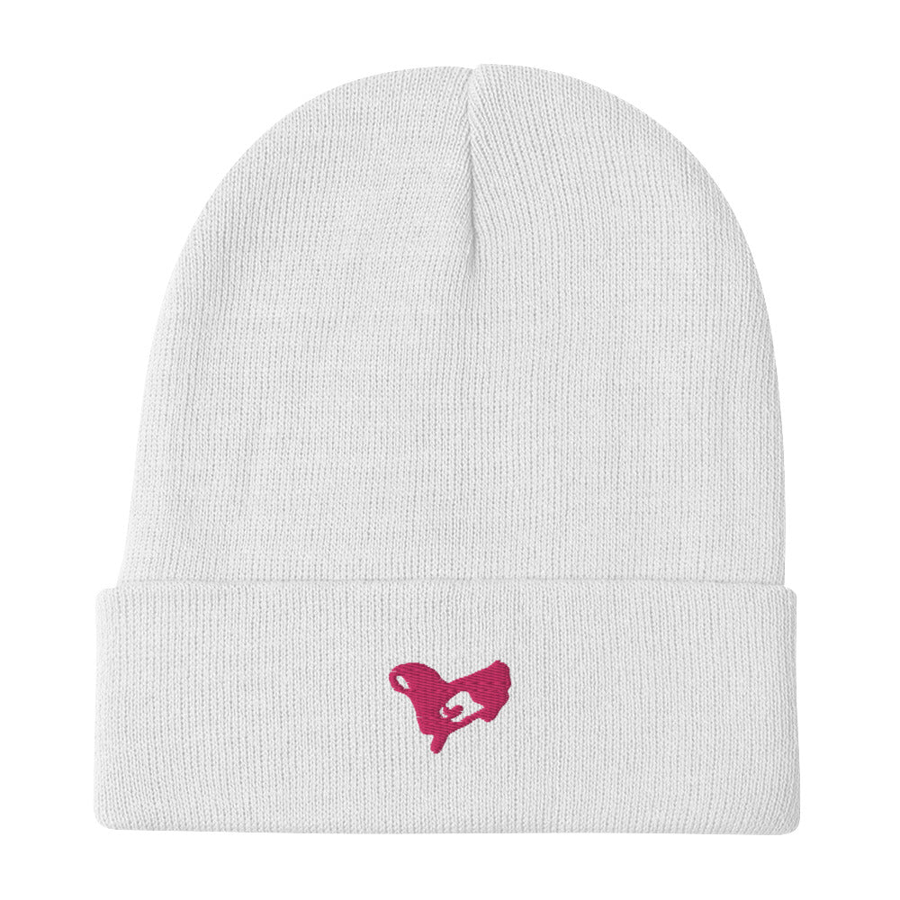 iheartu™️ Pink Logo Beanie