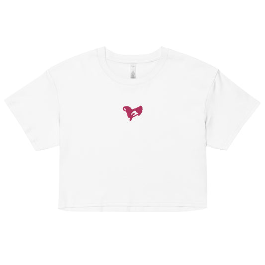 iheartu™️ Embroidered Crop Top
