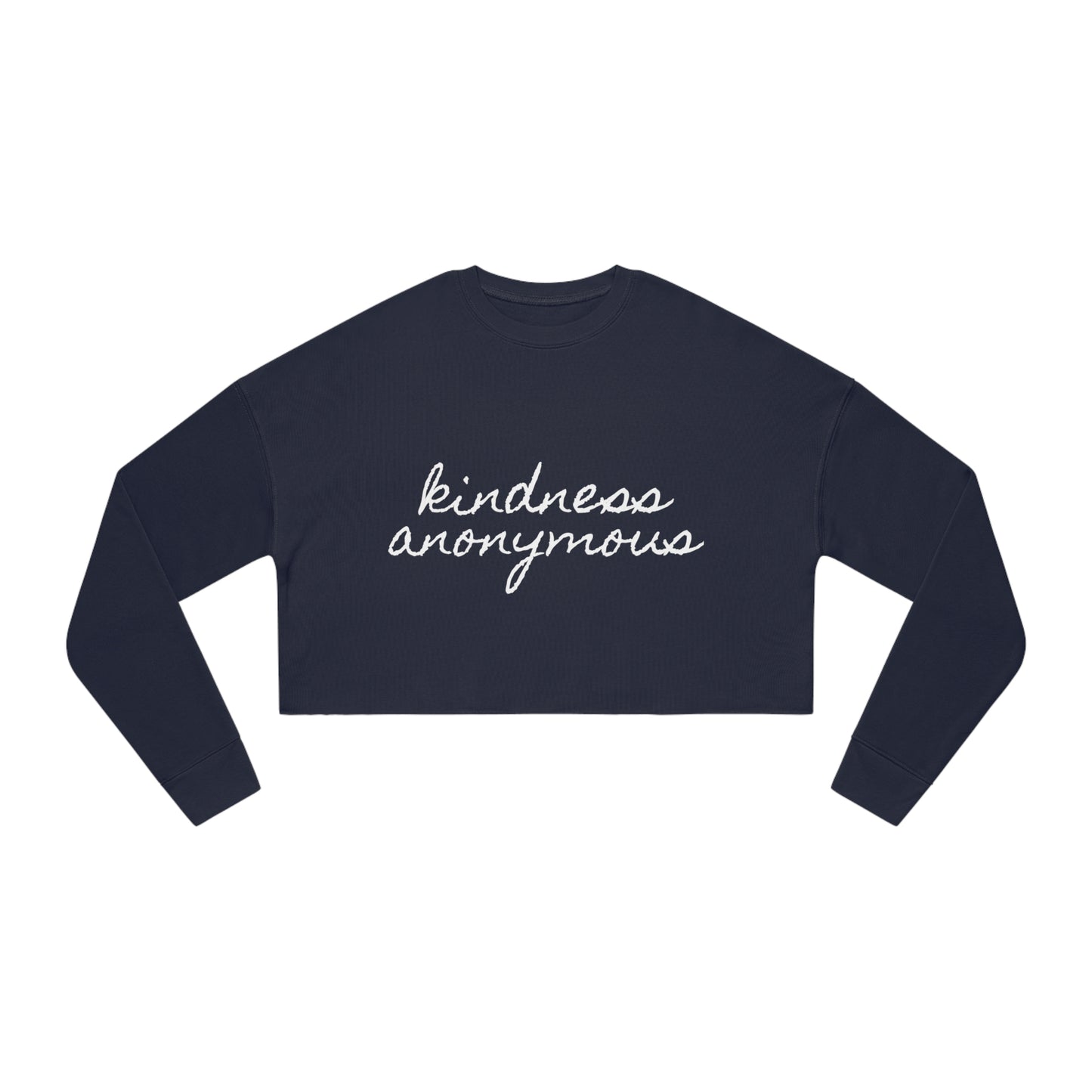 iheartu™️ x kindness anonymous Cropped Sweatshirt